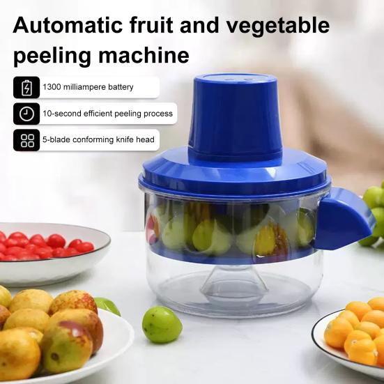 Electric Grape Peeler Machine Automatic Grape Cherry Tomato Garlic Peeler Rechargeable Fast Small Fruit Skin Remover Peeling Tool Kitchen Supplies