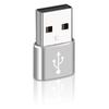 Metall einteilige Shell Typ-C Buchse auf Stecker USB-Adapter Lade-Datenübertragungsanschluss