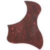 Guitar Pickguard Self Adhesive Sticker Red Tortoise Shell Duck Shape Guard  Accessories