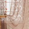 American Flower Lace Translucent Curtain Window Screen Finished Pastoral Small Fresh Bedroom Living Room Balcony