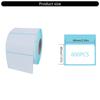 800Pcs Adhesive Thermal Label Oil and Water Resistant Food Label Blank Address Label For Barcode Shipping Packaging