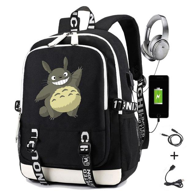 Zaino Periferico Animazione Cartone Animato Grande Capacità Zaino Scolastico Studenti Borsa da Viaggio all'Aperto Borsa per Computer