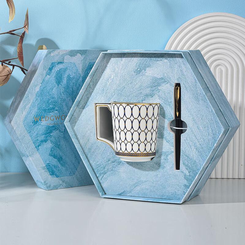 Wedgwood Blue Mug & Parker Fountain Pen Gift Set