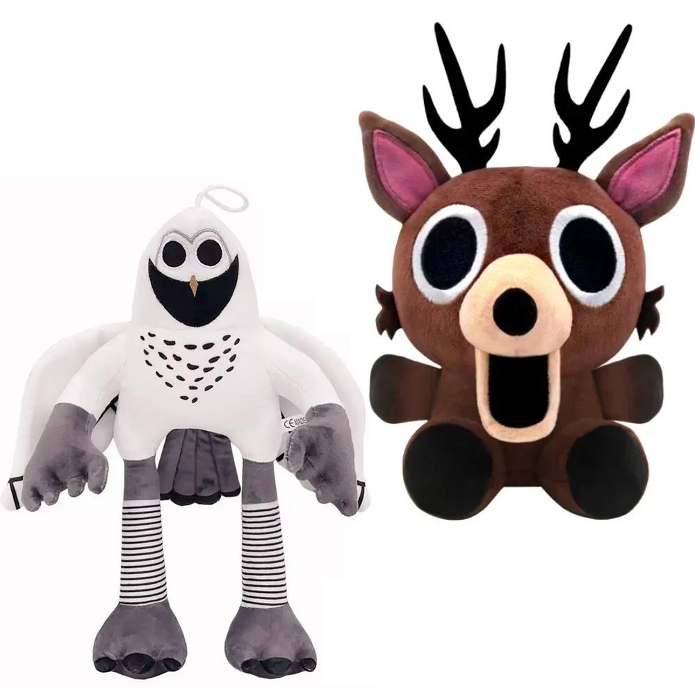 NEW 99 Nights In The Forest owl &Baby Cub Deer Plush Toys Stuffed Animals Doll Fans Festival Gifts Toys for Kids Birthday Gift