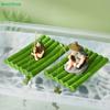 Floating Aquarium Decor Miniature Garden Decor Old Man Fishing Floating Raft Design Fish Tank Landscape Decoration