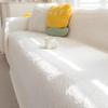 Autumn and Winter Plush Sofa Towel Thickened Warm Anti-Scratching Cloth Sofa Cover Cream Style All-Inclusive Sofa Cover