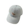 Cute Dog Embroidered Denim Baseball Cap