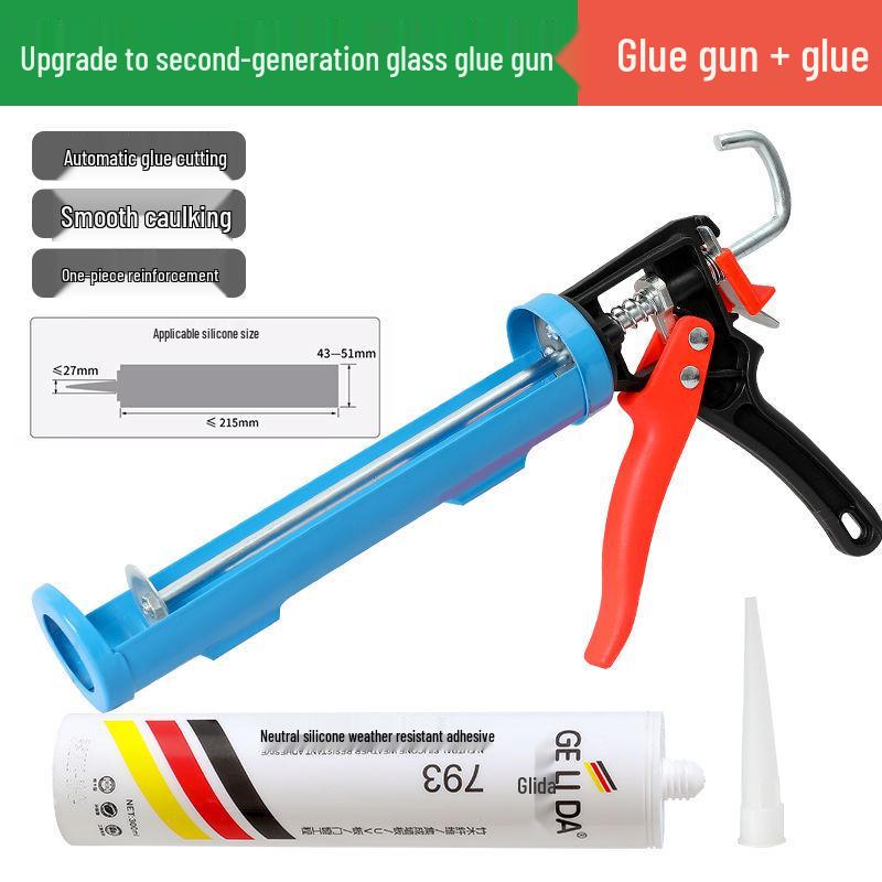 Thickened Rotatable Glass Glue with Auto Cut-off for Structural Use