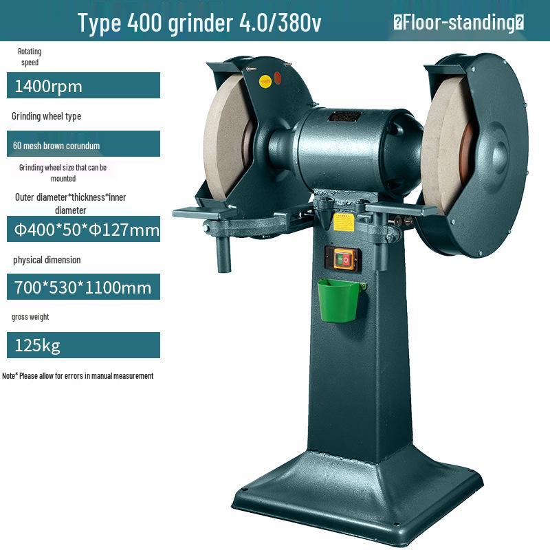 Fujiwara Industrial Grade Bench Grinder with Dust Collector & Knife Sharpener - Vertical, Eco-Friendly Tool