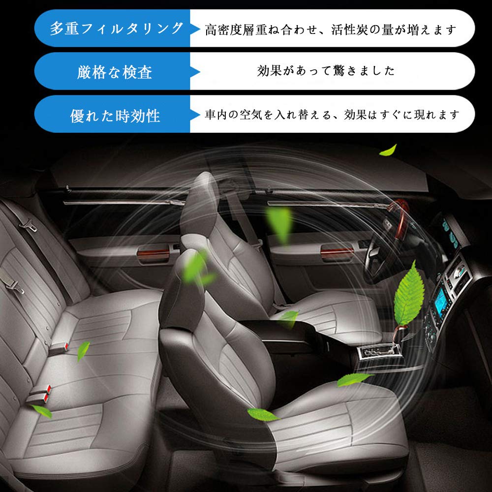 Dualmax 95860-72M01 95860-72M01 Car Air Conditioner Filter with Special 3-Layer Structure & Activated Carbon,