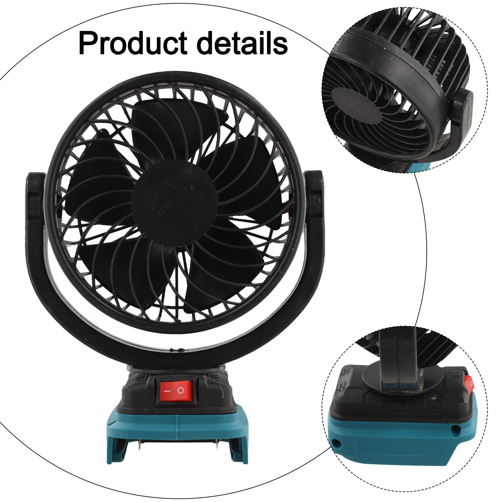 

wireless fan portable and compact with strong airflow for outdoor camping office and stall use adjustable speeds China Mainland