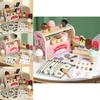 Wooden Childrens Play Kitchen Ice Cream Stand With Interactive Design For Kids Gift
