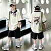 Boys' Trendy Patchwork Polo Cotton T-Shirt Set - Summer Short-Sleeve Collared Top for Kids