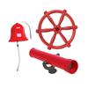 3 Piece Set of Outdoor Playground Accessories for Swingset