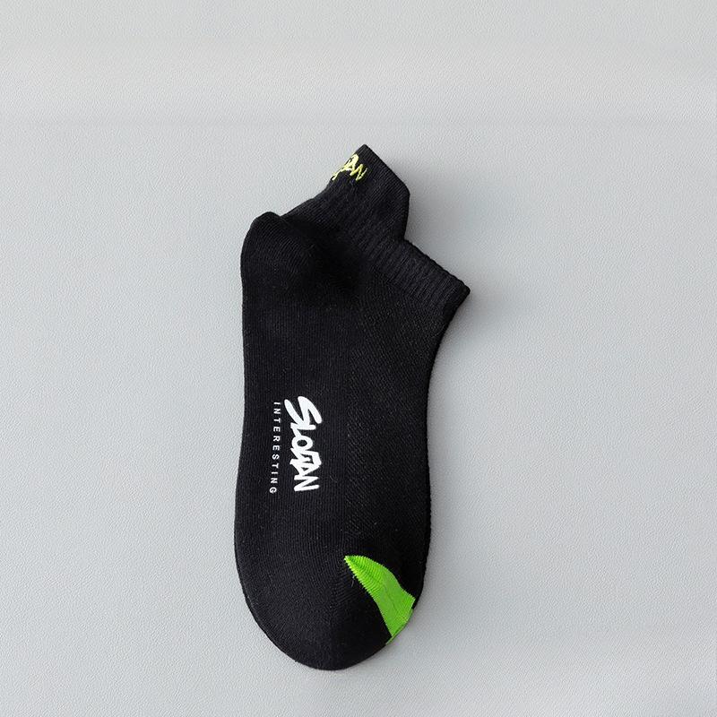 5 par męskich letnich cienkich bawełnianych skarpet pochłaniających pot antyseptycznych antyseptycznych na beri-beri