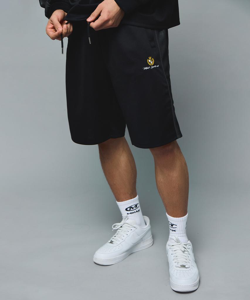 Mihag Ivy League Mesh Jersey Half Pants (Black)