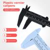 0-150MM Sliding Caliper Plastic Lightweight Smooth Plastic Square Ruler Easy to Measure Accurate Measuring Tool Line Saw