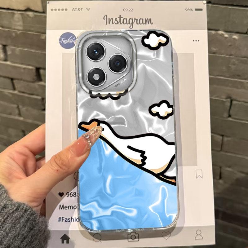 

Милый Кот Маленькие Цветы Девочки Чехол Для Honor 400 Pro X9c Magic7 Magic6 200 Lite Smart X9a X8a X8b X8c X7c X7b X8 Fundas Обложка Honor Magic5 Lite белый