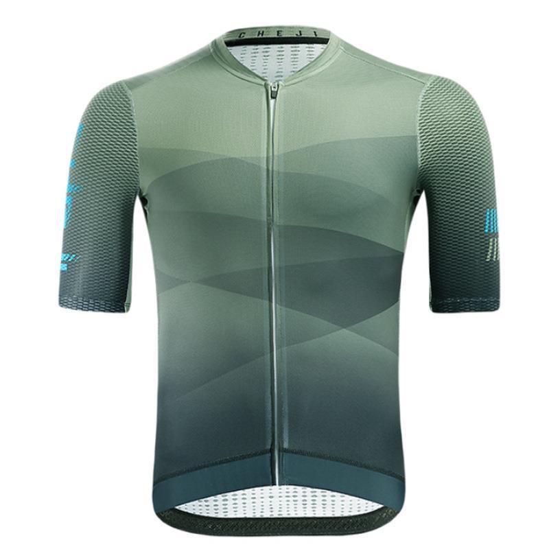 Mens Cycling Jersey Bib Shorts Set Quick-Dry Breathable Bike Wear Road MTB Trail Riding