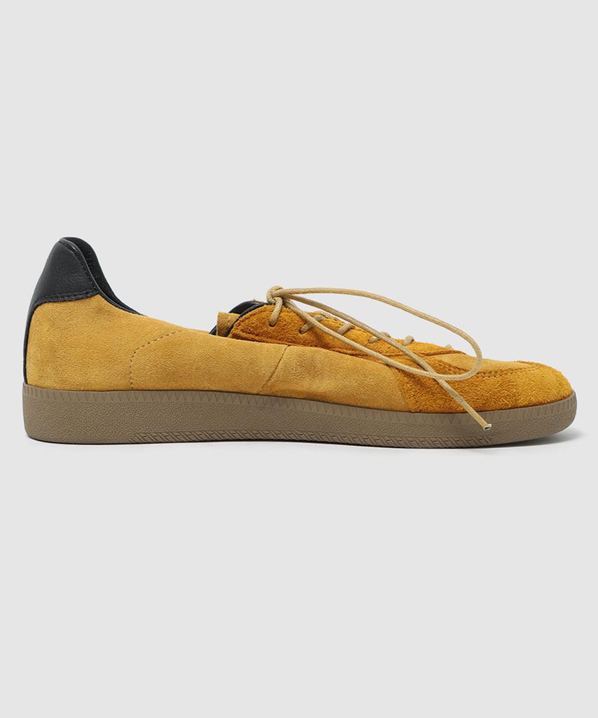 Wetheroad Wtrd3123 Other Suede Washed German Army Sneakers Mustard