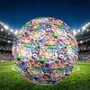 Dandy's World Print Size 5 Soccer Ball, PU Wear Resistant Football for Match Training and Daily Practice, Birthday Gift for Soccer Fans