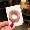 Telephone Line Hair Band Women's Hair Rope Korean Seamless Matte Hair Band Simple Rubber Band Tie Hair Rubber Band
