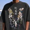 T-shirt Demon Slayer per bambini ragazzi ragazze unisex Kamado Tanjiro Giappone Anime Estate Ragazzo Primavera e Autunno Maniche Corte per Bambini Indumento