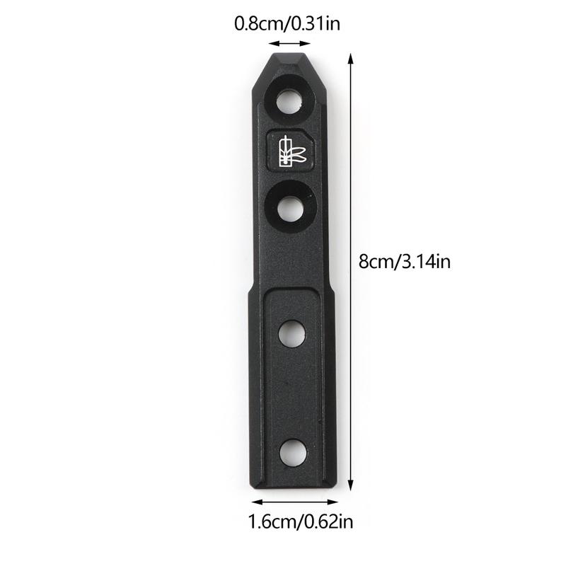 Tactical MLOK Metal Flashlight Mount Base Inline Bracket Fit SF M300 M600 PLHV2 Airsoft Rifle Scout Light Accessories