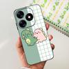 Lovely Luxury Phone Case For Tecno Spark 10 Pro / Spark10 10C 4G Fashion Soft Matte Silicone Back Cover Cartoon Dinosaur Cat Bag