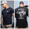 Bia Kill Your Demons Grafik T-Shirt Robust Militärisch Taktisch Fitness Stil Unisex Baumwolle Sommer Streetwear Kurzarm Oberteile T-Shirt