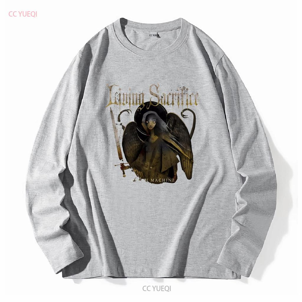 BEST TO BUY Living Sacrifice Death Machine American Music S 5XL T Shirt long or short sleeves vintage Washed Slightly Versatile