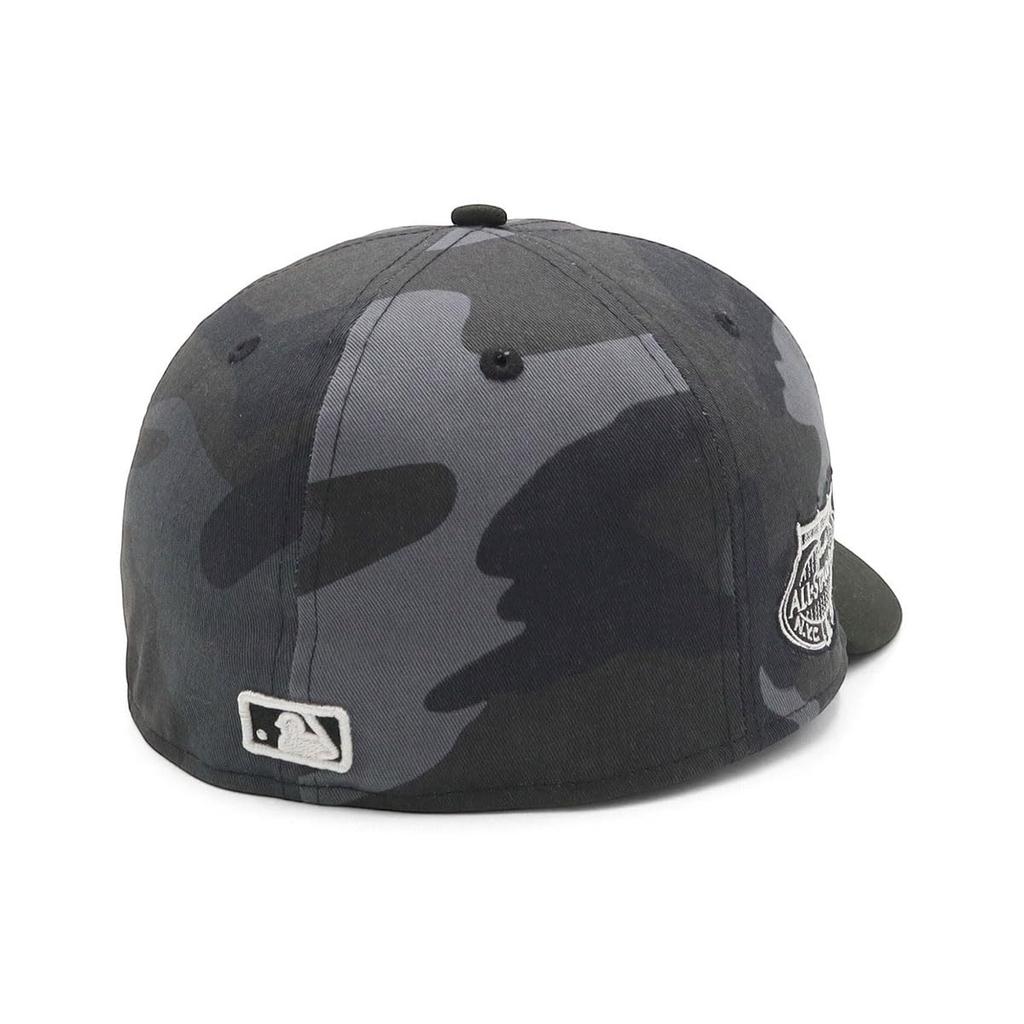 NEW ERA PreCurved 59FIFTY Cap NY Yankees Midnight Camo 2-Tone MLB Side Patch Fitted Baseball Hat 7 1/4