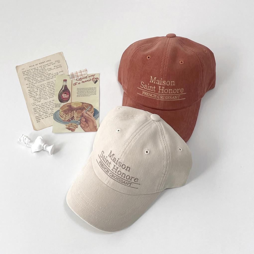 

Women s and Men s Daily Corduroy Saint Ball Cap Baseball Hat Beige