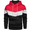 Herren Patchwork Hoodie Outdoor Freizeit Sportbekleidung Street Fashion Langarm Herren Fleece Thermopullover Herbst Winter Outdoor Kleidung