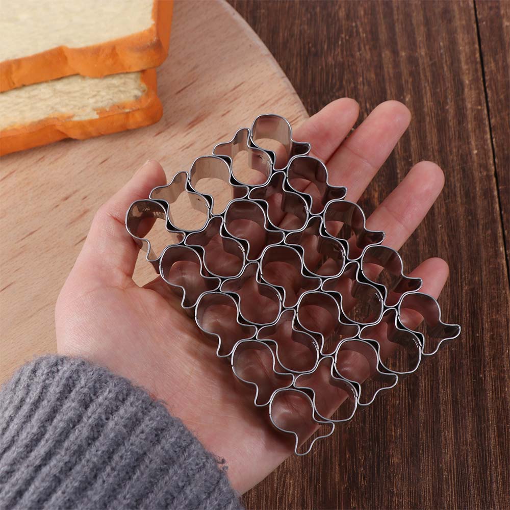Non-Stick Fish Shaped Baking Mold Stainless Steel Biscuit Cutters Fondant Cookie Cutter  Kitchen