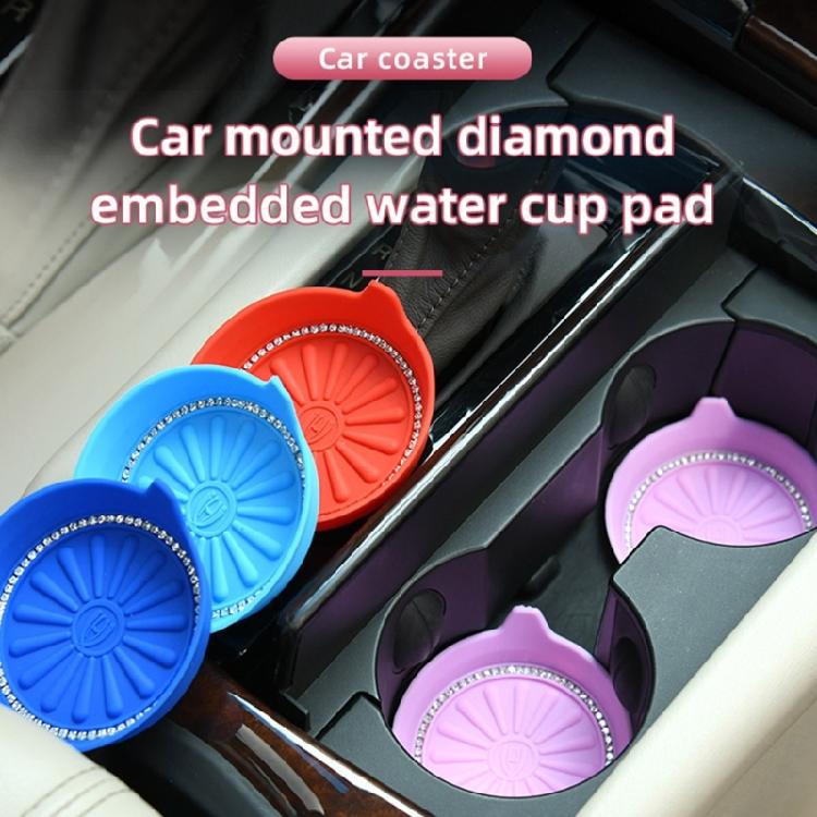 Anti Skid Cup Holders Pad Car Water Cup Holder Pad Bottle Holder Insert Mat