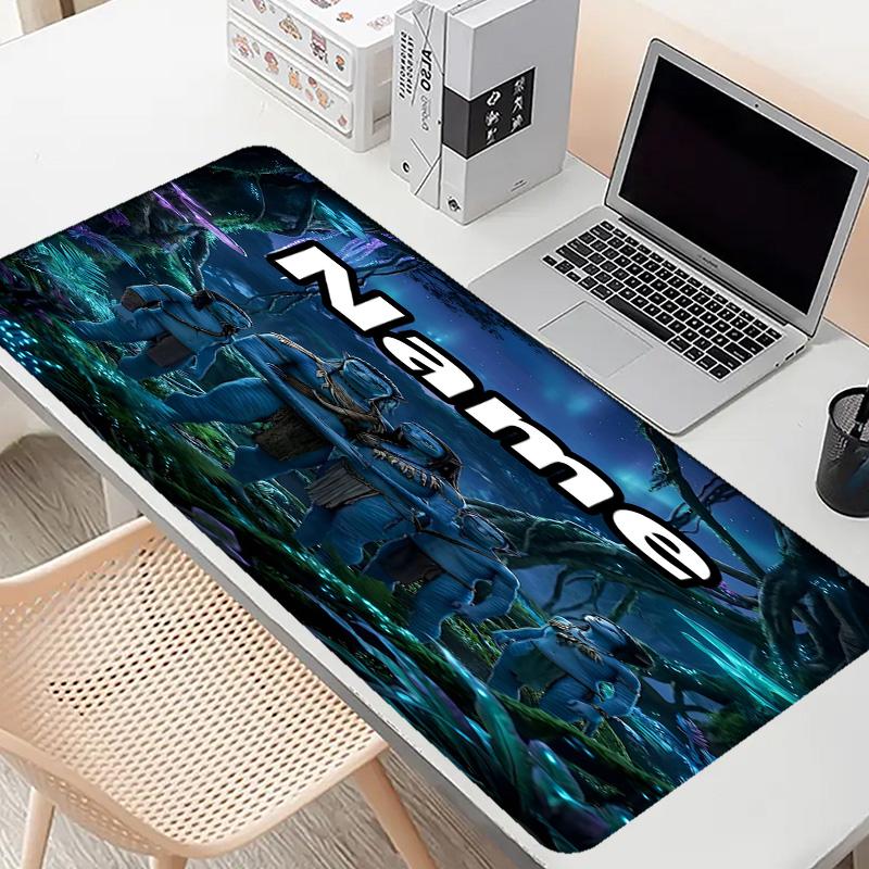 Kişiye Özel İsimli Avatar Desenli Mousepad, Dizüstü Bilgisayar Masa Matı, Ev İçin Dekoratif Masa Matı Klavye Pad Hediye