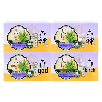 Liushen Mugwort & Cooling Odor Removal Soap 4-Pack