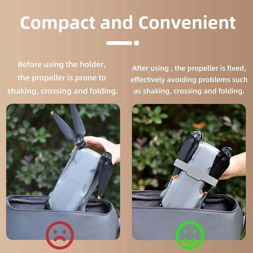 Propeller Holder for DJI Air 3s / Air 3 Accessories: Propellers Blade Strap Protector, Stabilizer, Fixator with Quick Release for Enhanced Protection