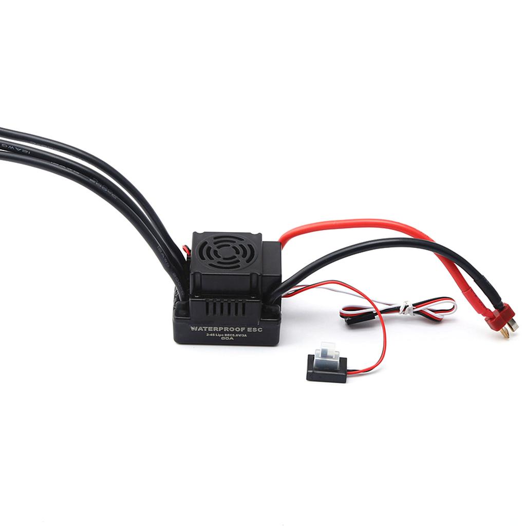 120A Brushless 2-4S ESC with BEC for 1:8 1:10   RC Car Short Truck   Crawler