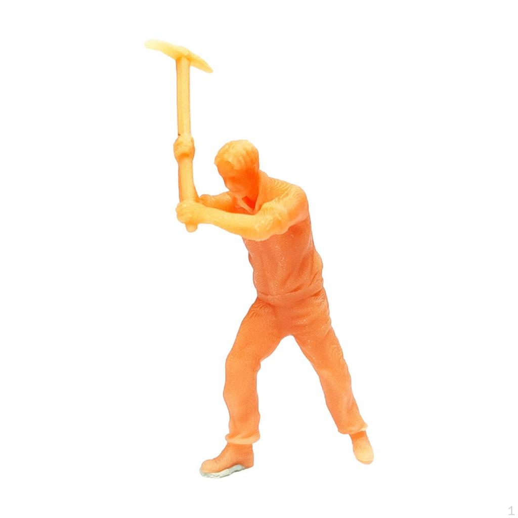 1/64 Construction Scene Figure Collectibles Ornament Photo Props Kids Adults Toy
