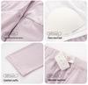 2025 Summer Postpartum Cotton Pajamas with Chest Pads for Breastfeeding - Lightweight for Home, Spring, Summer, Autumn