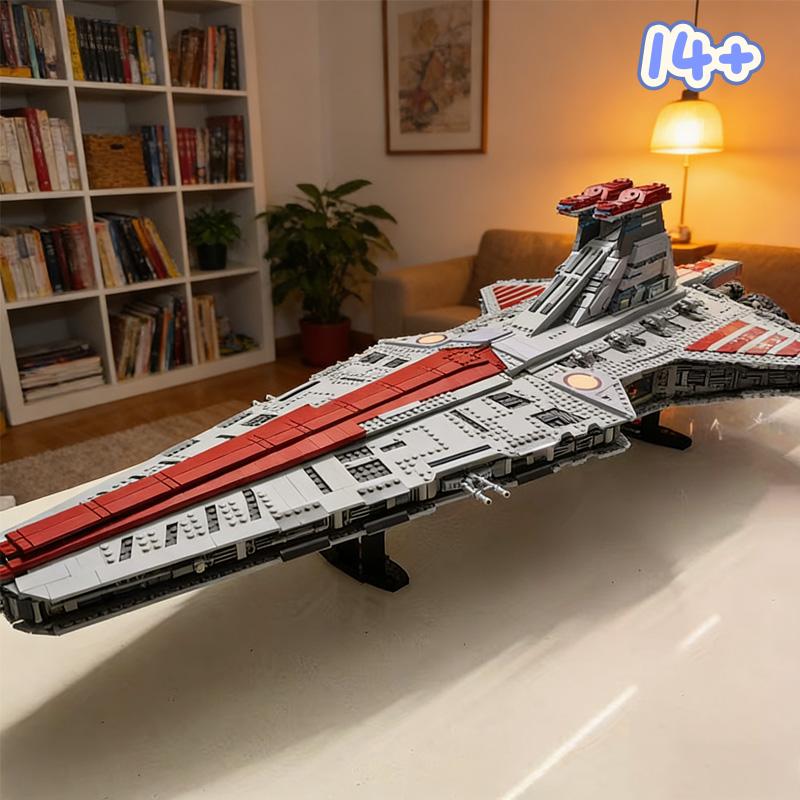 2026 New 5374PCS Bricks Venator-class Attack Cruiser Building Model UCS Build-it-yourself Toy for Adults Christmas Birthday Gift