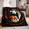 1 Stück Tasmanischer Teufel Looney Tunes Flanell-Kuscheldecke Leicht Weich Warm Ganzjahresdecke für Sofa, Bett, Reisen, L1029019