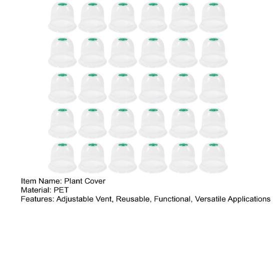 Plant Reusable Plant Propagation Cover Transparent Cloche Frost Protection Snail Protection
