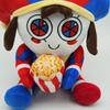Popcorn Pomni Plush Toy The Amazing Digital Circus Anime Surrounding Bolster Soft Stuffed Toy Kawaii Decorative Display Ornament