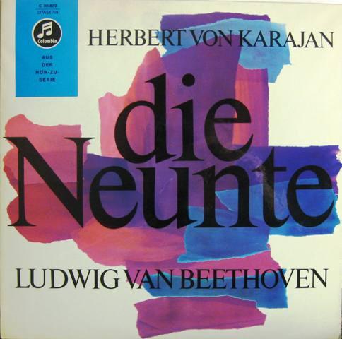 

LP Record HERBERT VON KARAJAN PHILHARMONIA O Beethoven Sinfonie Nr9 Dmoll Op12 C80802 COLUMBIA Germany Classical Used