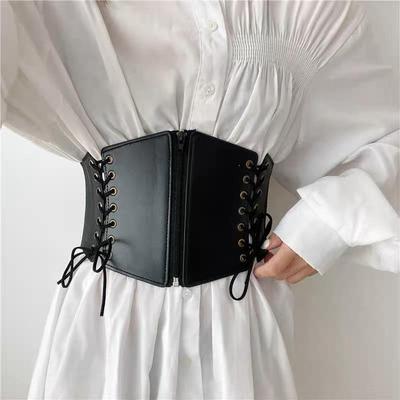 Retro Elastischer Breiter Taillengürtel für Kleider & Mäntel - Damen Vielseitiger Europäischer & Amerikanischer Stil