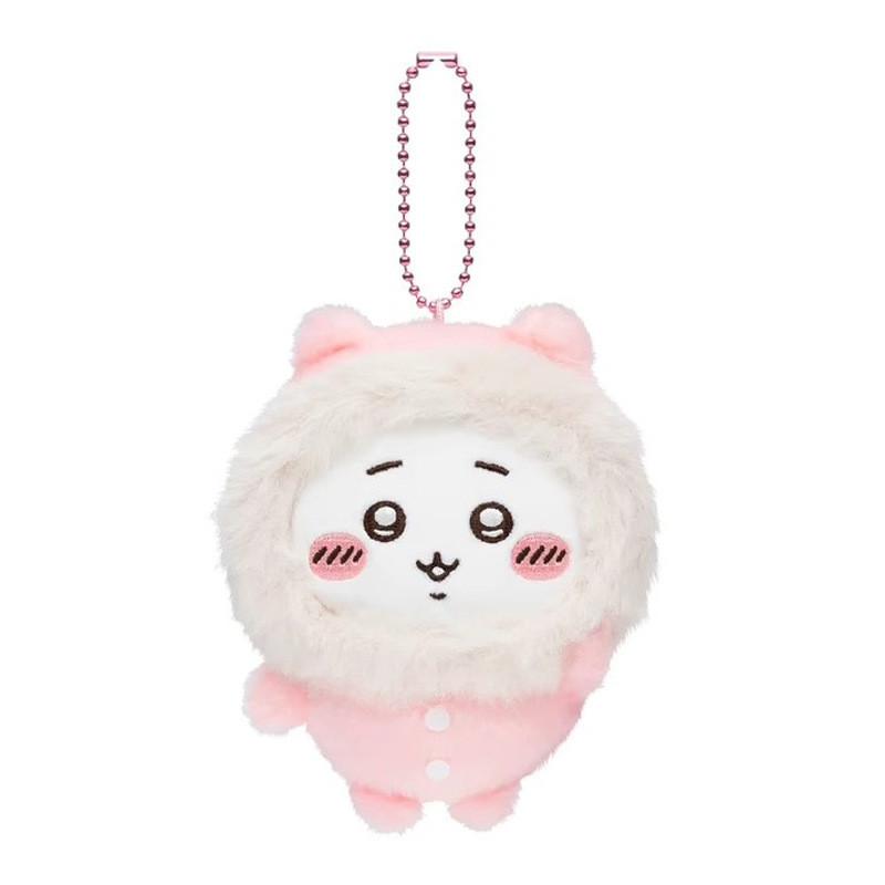 Chiikawa Usagi Hachiwarecute Bear Fluffy Pajamas Plush Keychain Pendant Doll