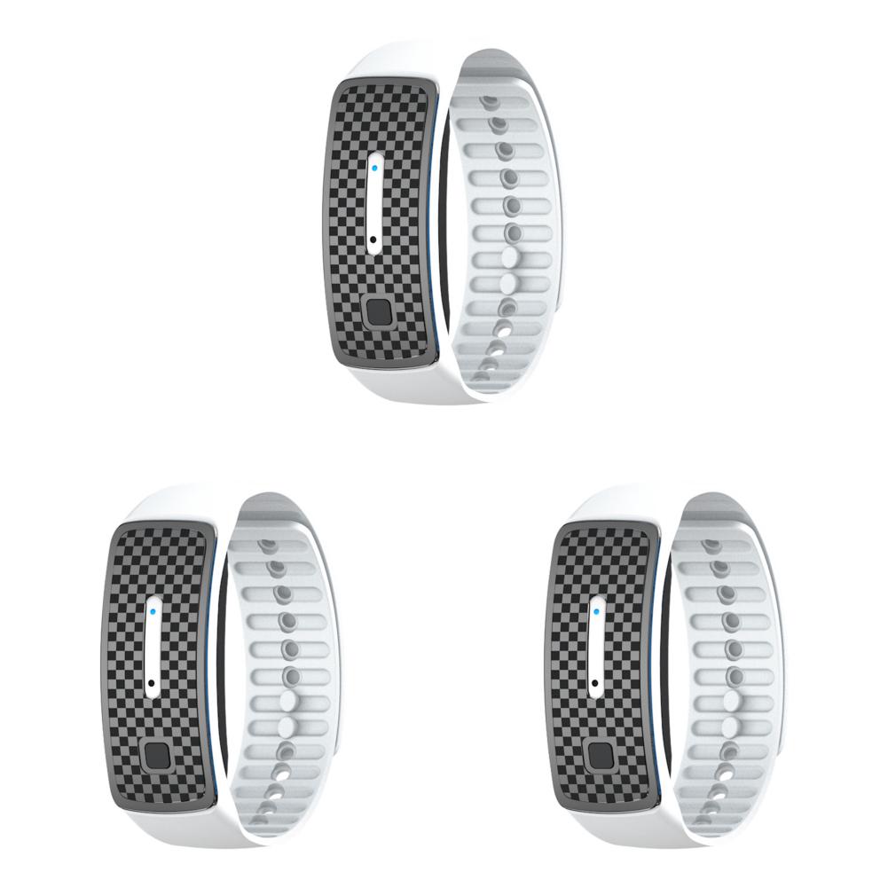 

- Портативный ультразвуковой репеллент от комаров для активного отдыха (белый